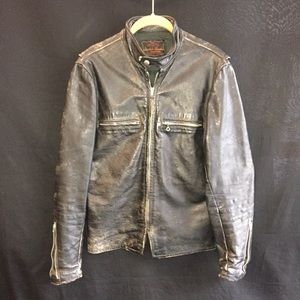 Old Genuine Steerhide Leather Jacket by Kehoe🔥